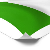 Affiche de l'Italie avec drapeau à imprimer (Coin)