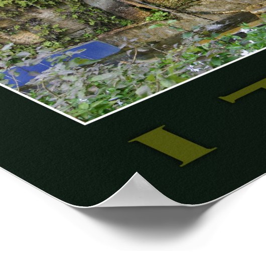 Affiche de l'Italie romantique (Coin)