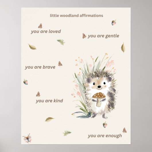 Affiche de Little Woodland Affirmations (Devant)