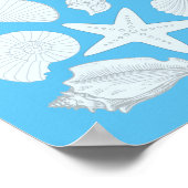 Affiche de livre d'or Coquillages - 50 emplacement (Coin)