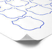 Affiche de livre d'or d'anniversaire 50 ans pour l (Coin)