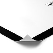 Affiche de livre d'or de mariage moderne pour homm (Coin)