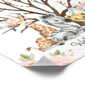 Affiche de livre d'or empreinte digitale Safari Fl (Coin)