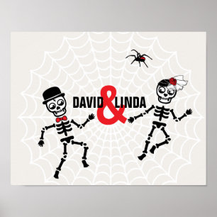 Affiche de livre d'or "L'amour ne meurt jamais"