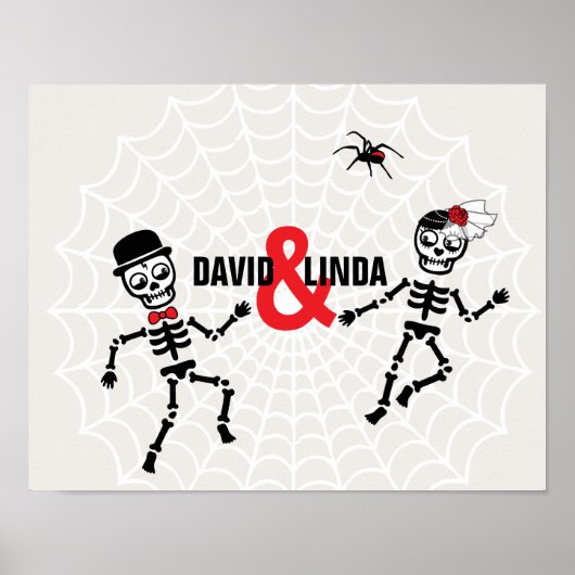 Affiche de livre d'or "L'amour ne meurt jamais" (Devant)