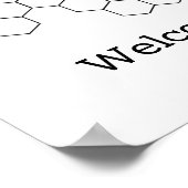 Affiche de livre d'or pour Baby Shower (Coin)