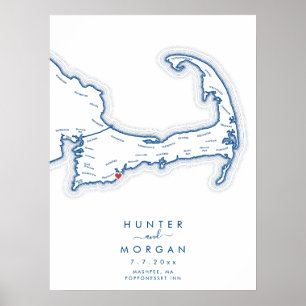 Affiche de livre d'or pour mariage à l'Inn Poppone