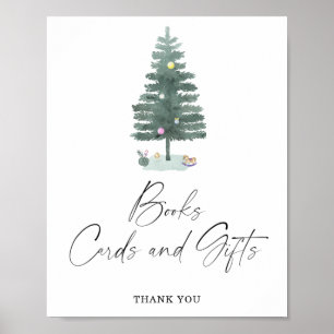 Affiche de LIVRES CARTES ET CADEAUX d'hiver
