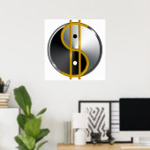 Affiche de l'objectiviste Yin/Yang (Bureau à domicile)