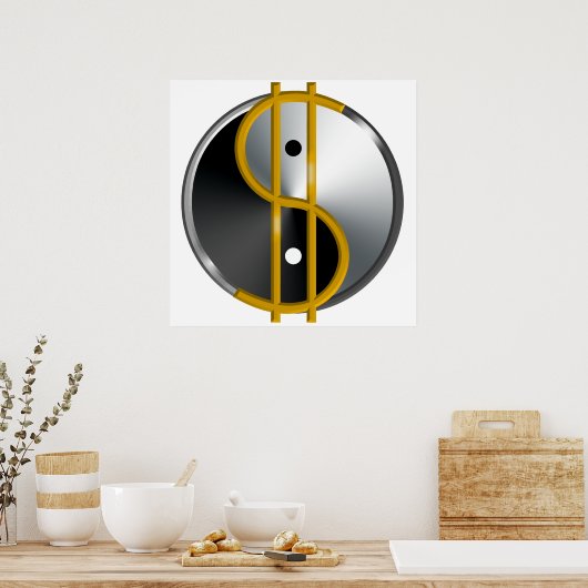 Affiche de l'objectiviste Yin/Yang (Cuisine)