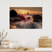 Affiche de l'océan orange (Cuisine)