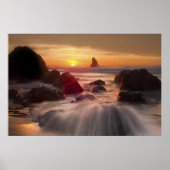 Affiche de l'océan orange (Devant)