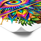 Affiche de l'œil de soleil prismatique (Coin)