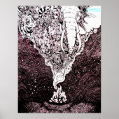 affiche de l'oeuvre d'art originale (Devant)