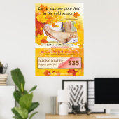 Affiche de l'offre d'automne Ongles et Spa (Bureau à domicile)