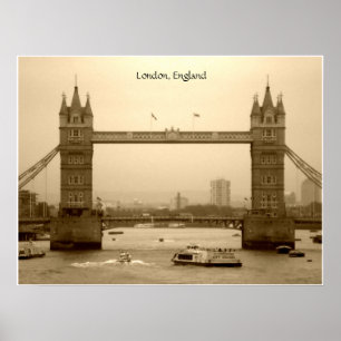 Affiche de Londres Angleterre