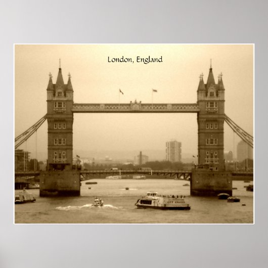 Affiche de Londres Angleterre (Devant)