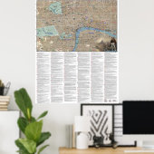 Affiche de Londres de Charles Dickens (Bureau à domicile)