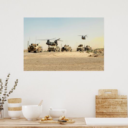 Affiche de l'opération terrestre en Irak (Cuisine)