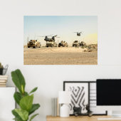 Affiche de l'opération terrestre en Irak (Bureau à domicile)