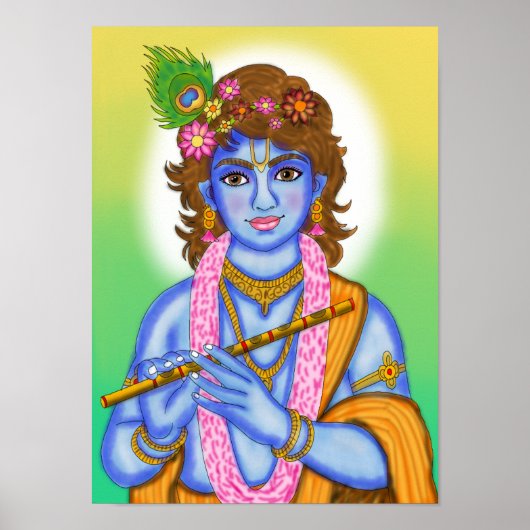 Affiche de Lord Krishna (Devant)