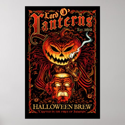 Affiche de Lord O’ Lanterns – Étiquette de la Brum (Devant)