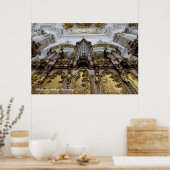 Affiche de l'orgue à tuyaux de l'abbaye d'Ottobeur (Cuisine)