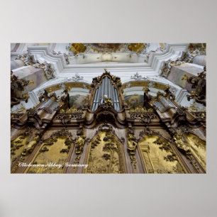 Affiche de l'orgue à tuyaux de l'abbaye d'Ottobeur