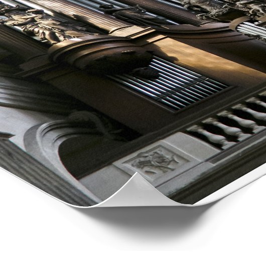 Affiche de l'orgue de Saint-Sulpice (Coin)