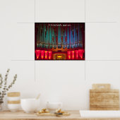 Affiche de l'orgue extra large de l'hôtel de ville (Cuisine)