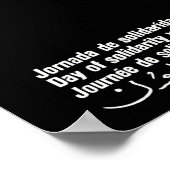 Affiche de l'OSPAAAL Journée de solidarité avec le (Coin)