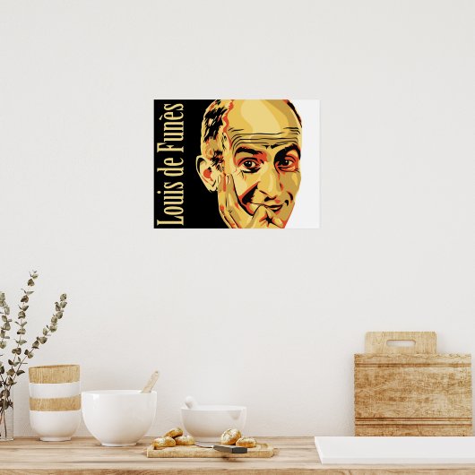 affiche de louis de funes (Cuisine)