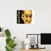 affiche de louis de funes (Bureau à domicile)