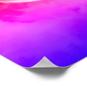 affiche de loup couché de soleil (Coin)