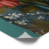 Affiche de loup en costume, Portrait de loup, Huil (Coin)