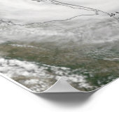 Affiche de l'ouragan Harvey (Coin)