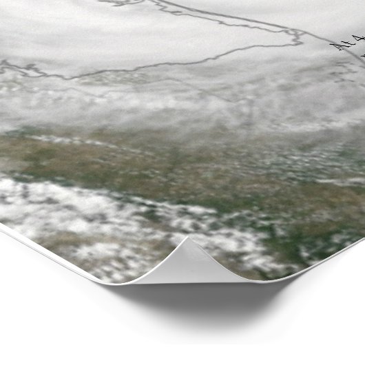 Affiche de l'ouragan Harvey (Coin)