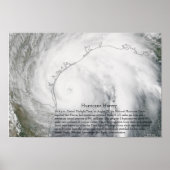 Affiche de l'ouragan Harvey (Devant)
