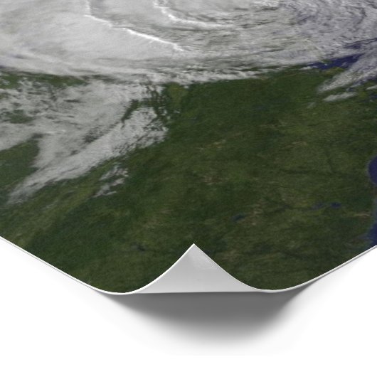 Affiche de l'ouragan Irene 2011 (Coin)