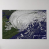Affiche de l'ouragan Irene 2011 (Devant)