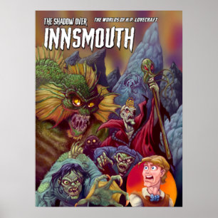 Affiche de Lovecraft sur Innsmouth