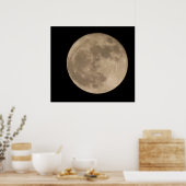 Affiche de lune Astronomie Pleine lune lunaire Imp (Cuisine)