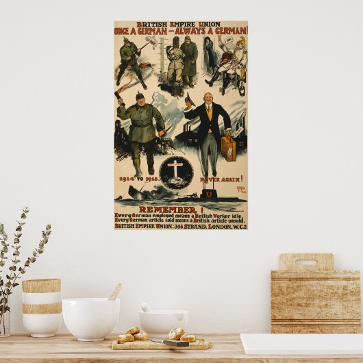 Affiche de l'Union de l'Empire britannique (Cuisine)