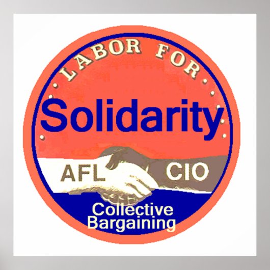Affiche de l'Union de SOLIDARITÉ (Devant)