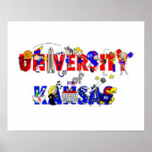 Affiche de l'Université du Kansas (Devant)