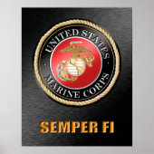 Affiche de l'USMC Semper Fi (Devant)
