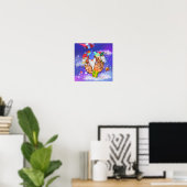 Affiche de lutins de Noël (Bureau à domicile)
