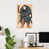 Affiche de Lutteur de Sumo Impression d'Art Japona (Bureau à domicile)