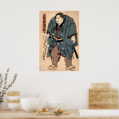 Affiche de Lutteur de Sumo Impression d'Art Japona (Cuisine)