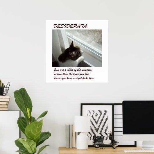 Affiche de Luvlee Window DESIDERATA (Bureau à domicile)